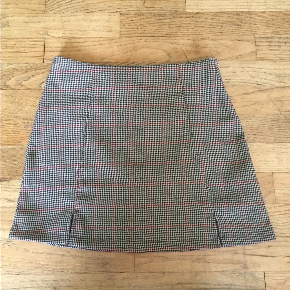 NWT Brandy Melville-Style checkered skirt